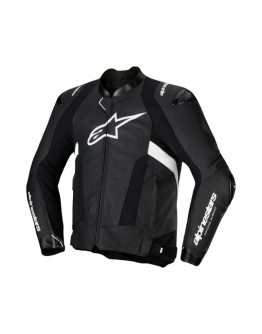 Geaca Moto din Piele Alpinestars Missile V3 - Negru/Alb