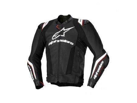 Geaca de piele sport Alpinestars Missile V3 Ignition - Negru/Alb