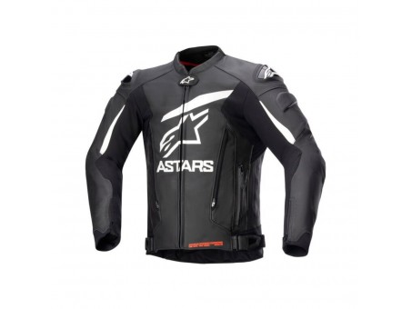 Geaca de piele ALPINESTARS GP PLUS V4 Negru/Alb