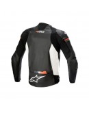 Geaca de piele sport ALPINESTARS GP FORCE AIRFLOW - Negru/Alb/Rosu