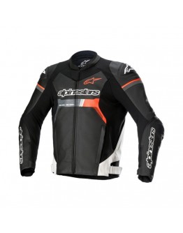 Geaca de piele sport ALPINESTARS GP FORCE -Negru/Alb/Rosu