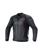 Geaca de piele sport ALPINESTARS MM93 TRACK - Negru/Rosu