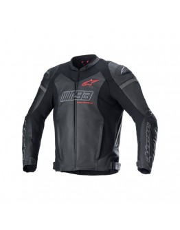 Geaca de piele sport ALPINESTARS MM93 TRACK - Negru/Rosu