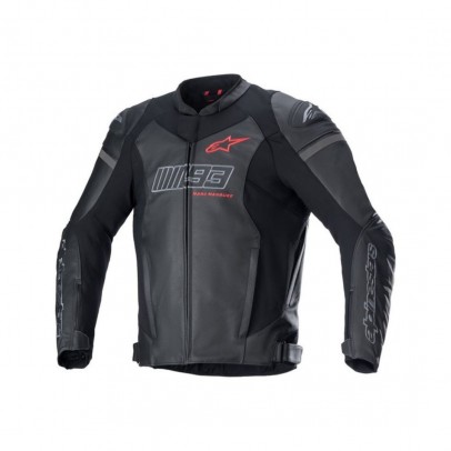 Geaca de piele sport ALPINESTARS MM93 TRACK - Negru/Rosu