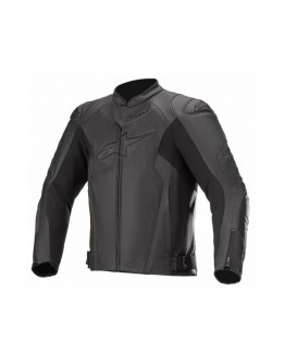 Geaca de piele Alpinestars FASTER V2 AIRFLOW - Negru