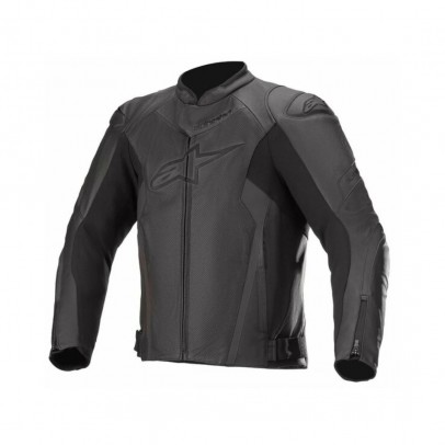 Geaca de piele Alpinestars FASTER V2 AIRFLOW - Negru