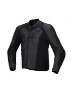 Geaca de piele Alpinestars Faster V3 Airflow - Negru