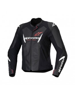 Geaca Piele pentru femei Alpinestars Stella Faster V3 - Negru/Alb/Portocaliu