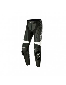 Pantaloni de piele dama sport/touring stella STELLA ALPINESTARS MISSILE V3 - negru/alb