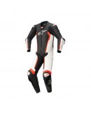 Combinezon de piele 1 piesa Alpinestars Missile V2 Tech Air Ready - Negru/Alb/Rosu