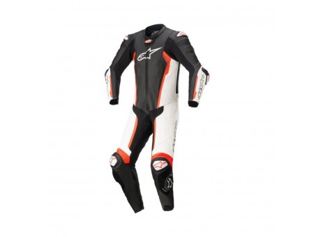 Combinezon de piele 1 piesa Alpinestars Missile V2 Tech Air Ready - Negru/Alb/Rosu