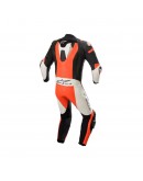 Combinezon de piele 1 piesa ALPINESTARS MISSILE V2 IGNITION - negru/alb/rosu