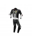 Combinezon de piele 1 piesa ALPINESTARS MISSILE V2 IGNITION - negru/gri/galben