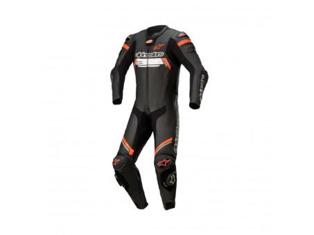 Combinezon de piele 1 piesa ALPINESTARS MISSILE V2 IGNITION - negru/rosu