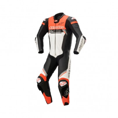 Combinezon de piele 1 piesa ALPINESTARS MISSILE V2 IGNITION - negru/alb/rosu