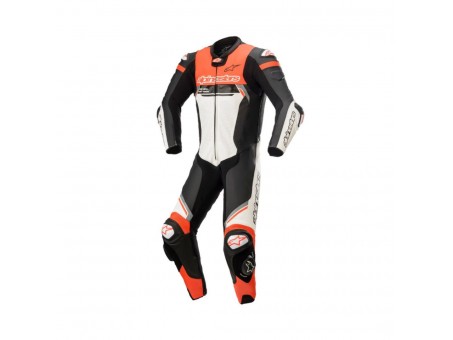 Combinezon de piele 1 piesa ALPINESTARS MISSILE V2 IGNITION - negru/alb/rosu