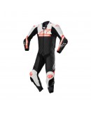 Combinezon de piele 1 piesa ALPINESTARS MISSILE V2 WARD - negru/alb/rosu