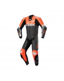 Combinezon de piele 1 piesa ALPINESTARS MISSILE V2 WARD - negru/rosu