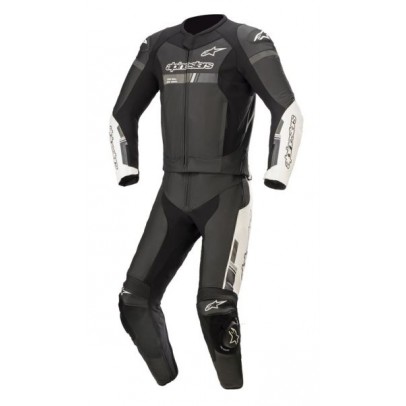 Combinezon 2 piese Alpinestars GP FORCE V2 Negru/Alb