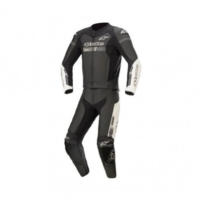 Combinezon 2 piese Alpinestars GP FORCE V2 Negru/Alb