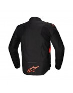 Geaca textil impermeabila ALPINESTARS T-JAWS V4 - Rosu fluo/Negru