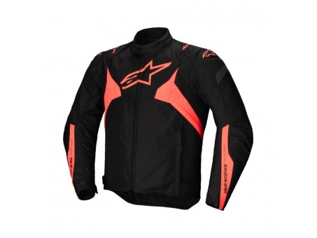 Geaca textil impermeabila ALPINESTARS T-JAWS V4 - Rosu fluo/Negru