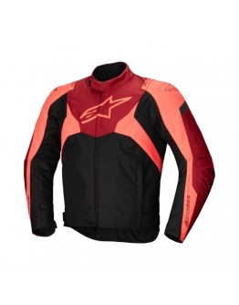 Geaca textil impermeabila ALPINESTARS T-JAWS V4 - Negru/Rosu fluo