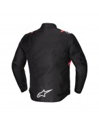 Geaca textil impermeabila Alpinestars T-SPS V2 WP - Negru/Alb/Rosu fluo