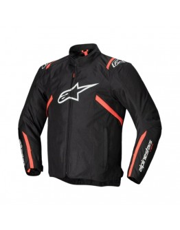 Geaca textil impermeabila Alpinestars T-SPS V2 WP - Negru/Alb/Rosu fluo