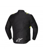 Geaca textil impermeabila Alpinestars T-SPS V2 WP - Negru/Alb/Galben fluo