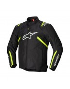 Geaca textil impermeabila Alpinestars T-SPS V2 WP - Negru/Alb/Galben fluo