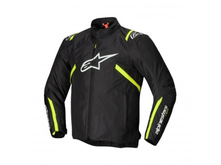 Geaca textil impermeabila Alpinestars T-SPS V2 WP - Negru/Alb/Galben fluo