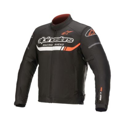 Geaca Alpinestars T-SPS Ignition waterproof - negru/ alb/ rosu fluo