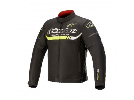 Geaca textil impermeabila Alpinestars T-SP S Ignition - Negru/Galben fluo