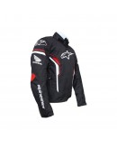 Geaca textil impermeabila ALPINESTARS T-SP-1 WP HONDA EDITION - Negru/alb/rosu