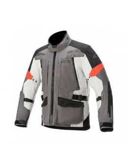 Geaca textil touring ALPINESTARS VALPARAISO V3 DRYSTAR - Gri inchis/Gri deschis