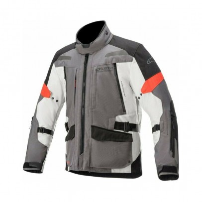 Geaca textil touring ALPINESTARS VALPARAISO V3 DRYSTAR - Gri inchis/Gri deschis