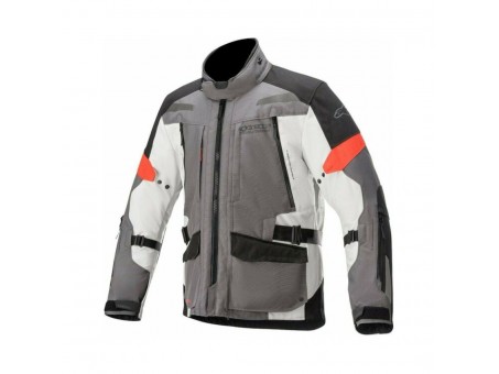 Geaca textil touring ALPINESTARS VALPARAISO V3 DRYSTAR - Gri inchis/Gri deschis