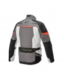 Geaca textil touring ALPINESTARS VALPARAISO V3 DRYSTAR - Gri inchis/Gri deschis