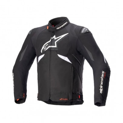 Geaca textil impermeabila sport/touring ALPINESTARS T-GP R V3 Drystar - Negru/Alb