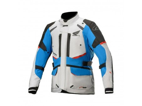 Geaca textil impermeabila ALPINESTARS HONDA ANDES V3 DRYSTAR - Negru/Gri deschis/Albastru