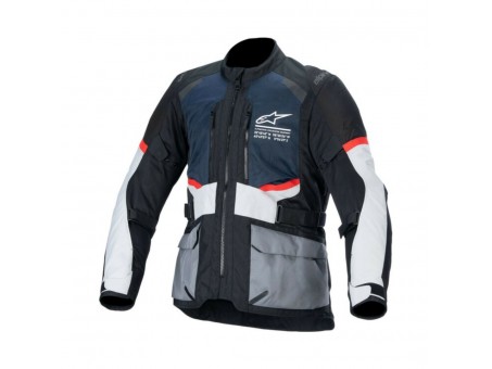 Geaca textil touring Alpinestars Andes Air Drystar® - Negru/Albastru/Gri