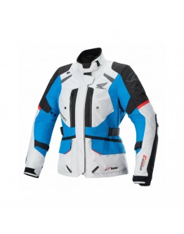 Geaca dama textil impermeabila Alpinestars HONDA STELLA ANDES V3 DRYSTAR - Negru/Gri deschis/Albastru