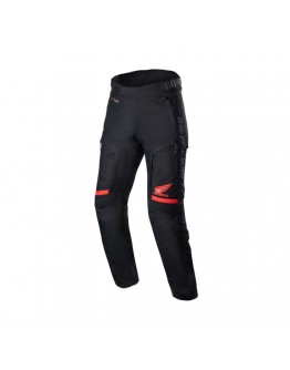 Pantaloni textil impermeabili ALPINESTARS HONDA BOGOTA PRO DRYSTAR - negru/rosu