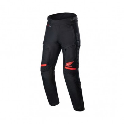 Pantaloni textil impermeabili ALPINESTARS HONDA BOGOTA PRO DRYSTAR - negru/rosu