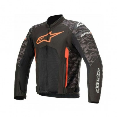 Geaca textil sport/touring Alpinestars T-GP PLUS R V3 - Negru/Camo/Rosu