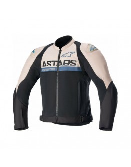 Geaca textil de vara ALPINESTARS SMX AIR - Negru/Crem/Albastru