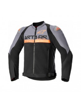 Geaca textil de vara ALPINESTARS SMX AIR - Negru/Gri/Portocaliu