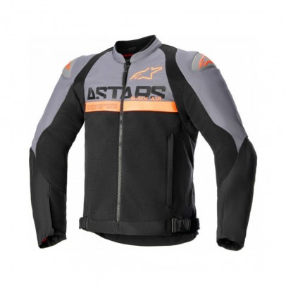 Geaca textil de vara ALPINESTARS SMX AIR - Negru/Gri/Portocaliu