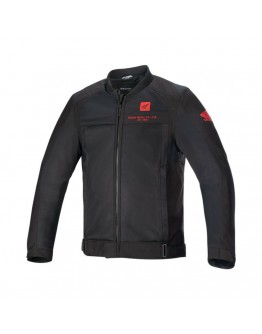 Geaca textil de vara ALPINESTARS HONDA LUC V2 - Negru/Rosu